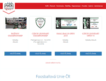 Tablet Screenshot of fucr.cz
